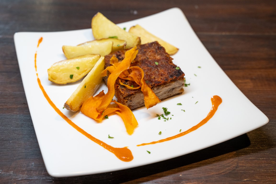 Cordero Prensado y Confitado con Papas Rústicas (El Jardín de Canarias)